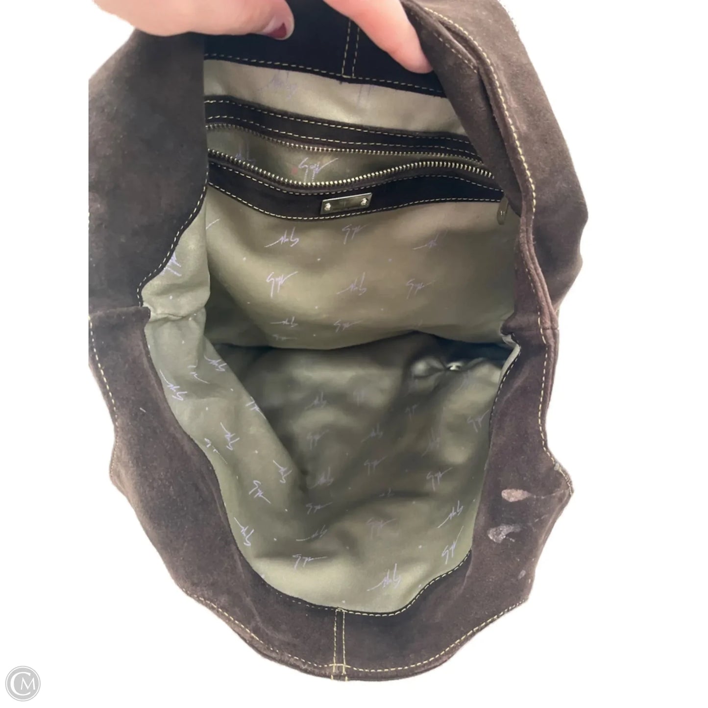 Handbag Designer By Giuseppe Zanotti, Size: Large