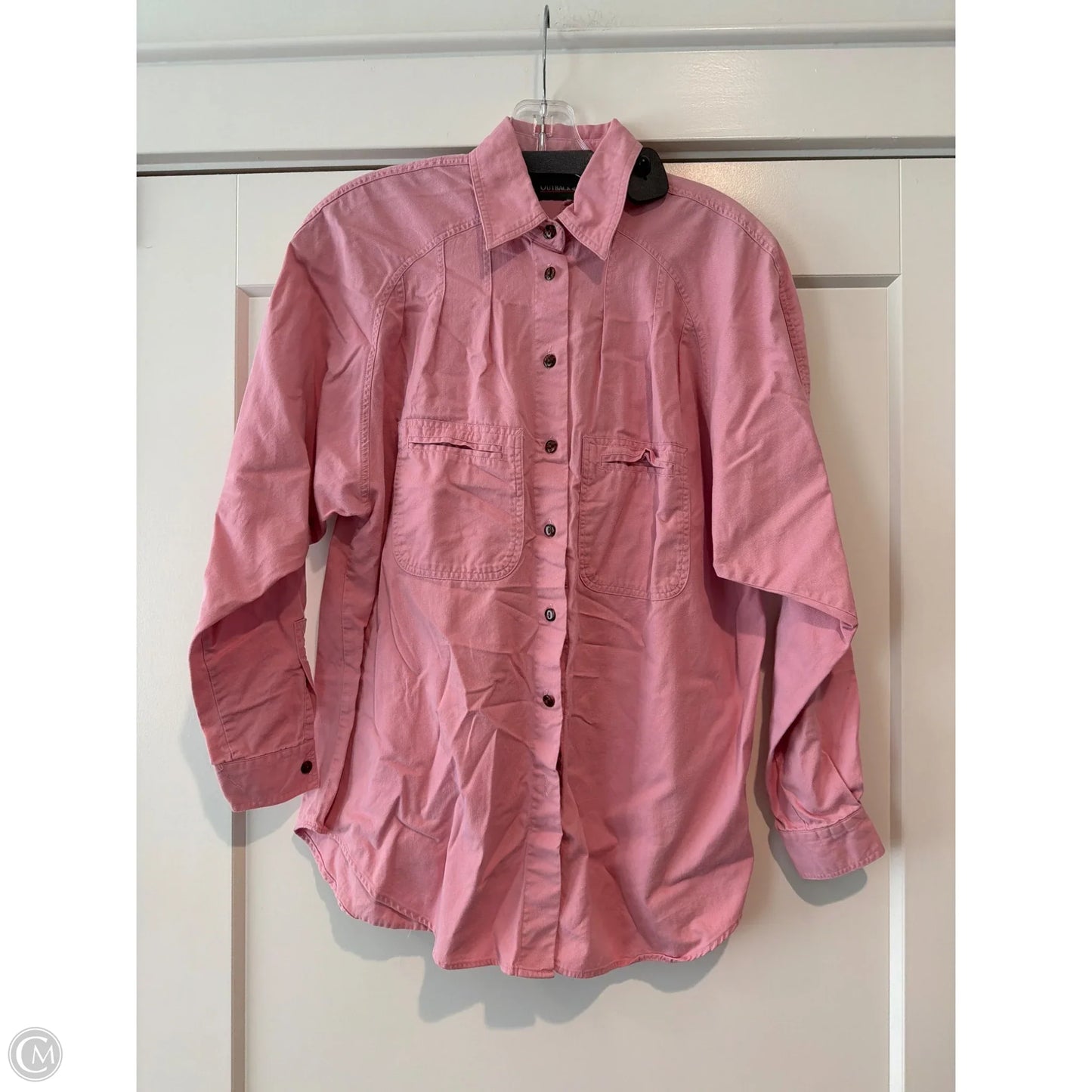 Top Long Sleeve By Outback Red In Pink, Size: S