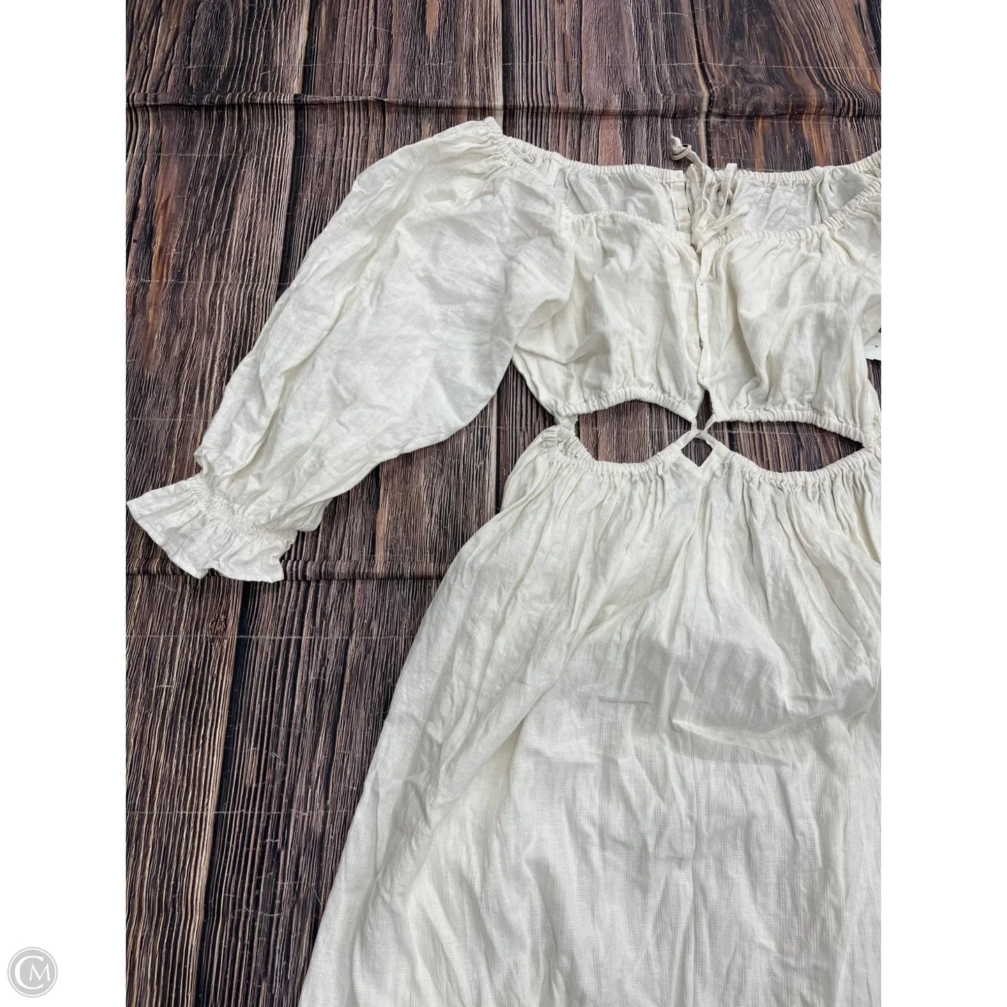 Dress Casual Maxi By Cma In White, Size: Xl