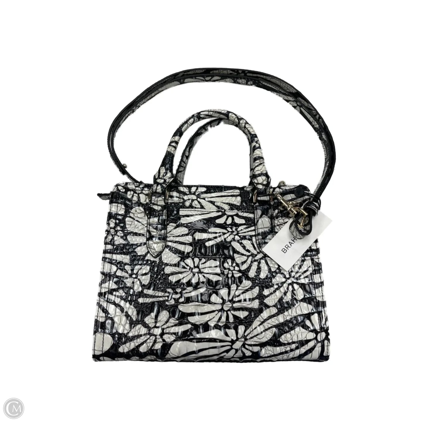 Handbag Designer By Brahmin, Size: Medium