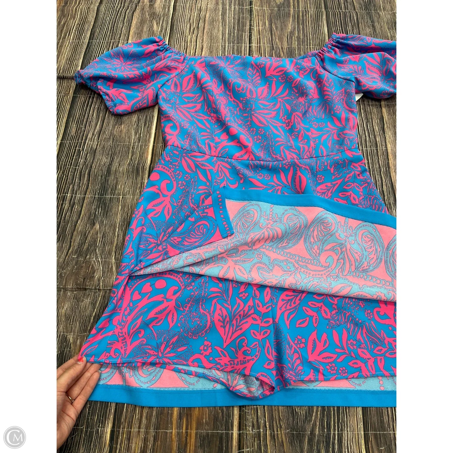 Dress Designer By Lilly Pulitzer In Blue, Size: L