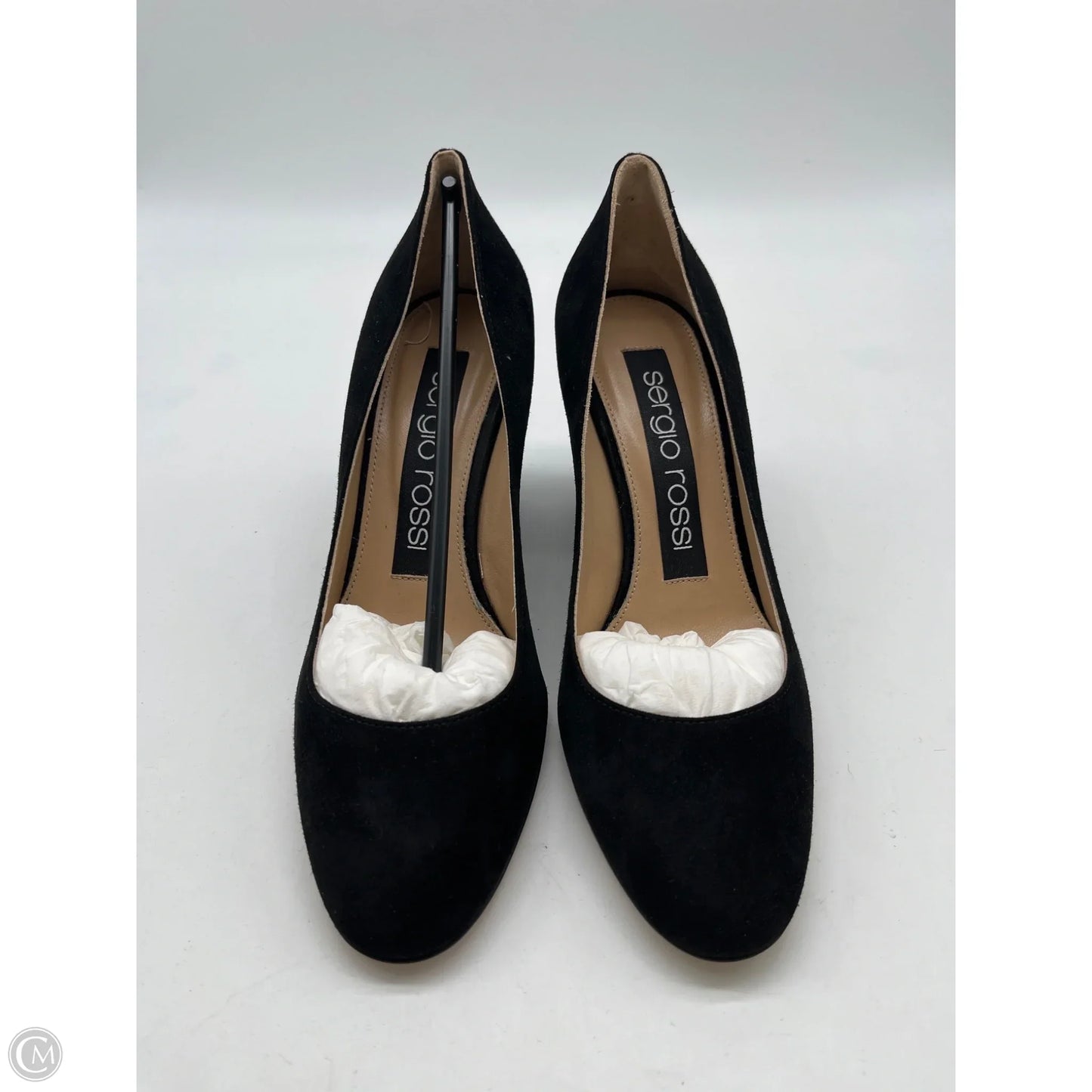 Shoes Designer By Sergio Rossi In Black, Size: 5