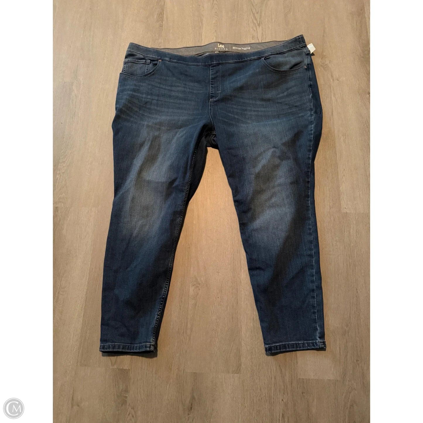Jeans Skinny By Lee In Blue Denim, Size: 26
