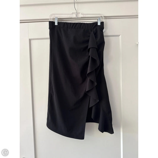 Skirt Midi By Haute Monde In Black, Size: L