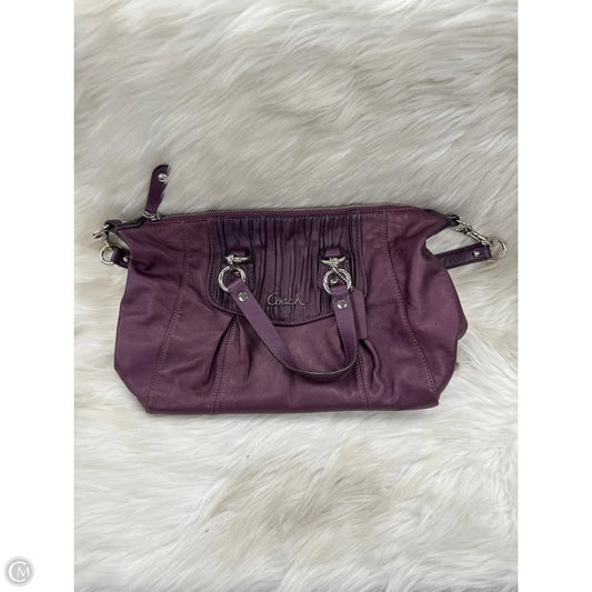Handbag Designer By Coach, Size: Medium