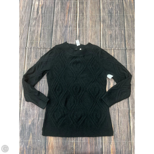Sweater By Talbots In Black, Size: M