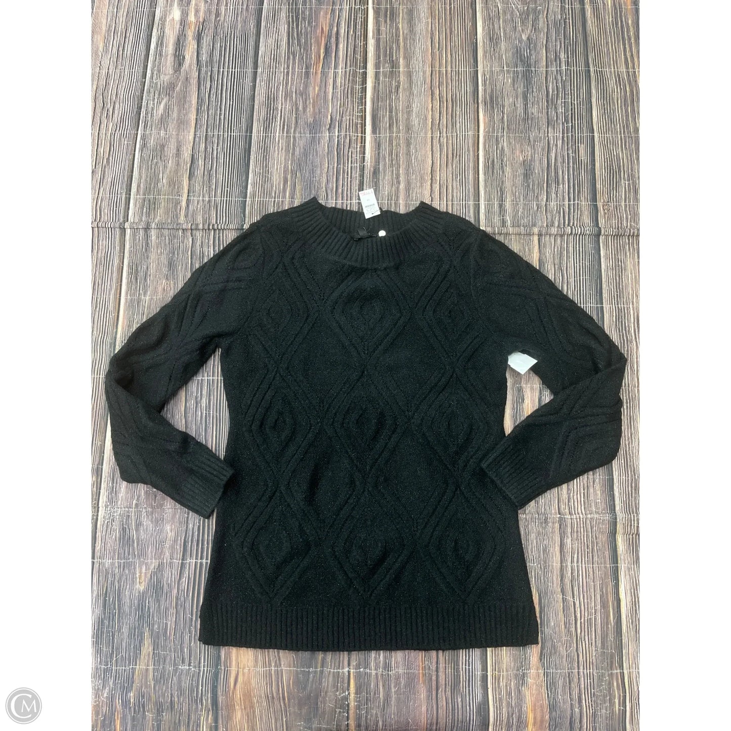 Sweater By Talbots In Black, Size: M