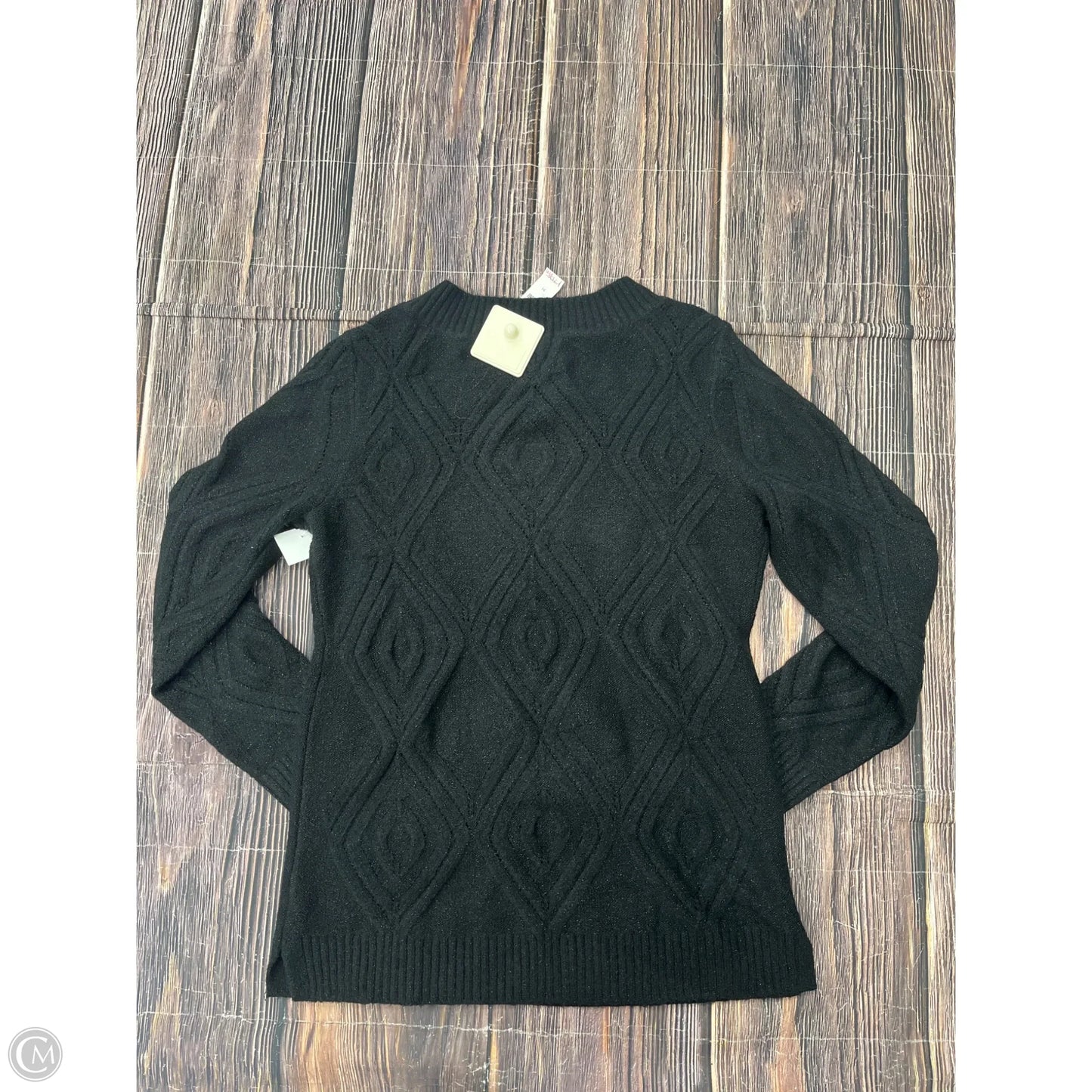 Sweater By Talbots In Black, Size: M