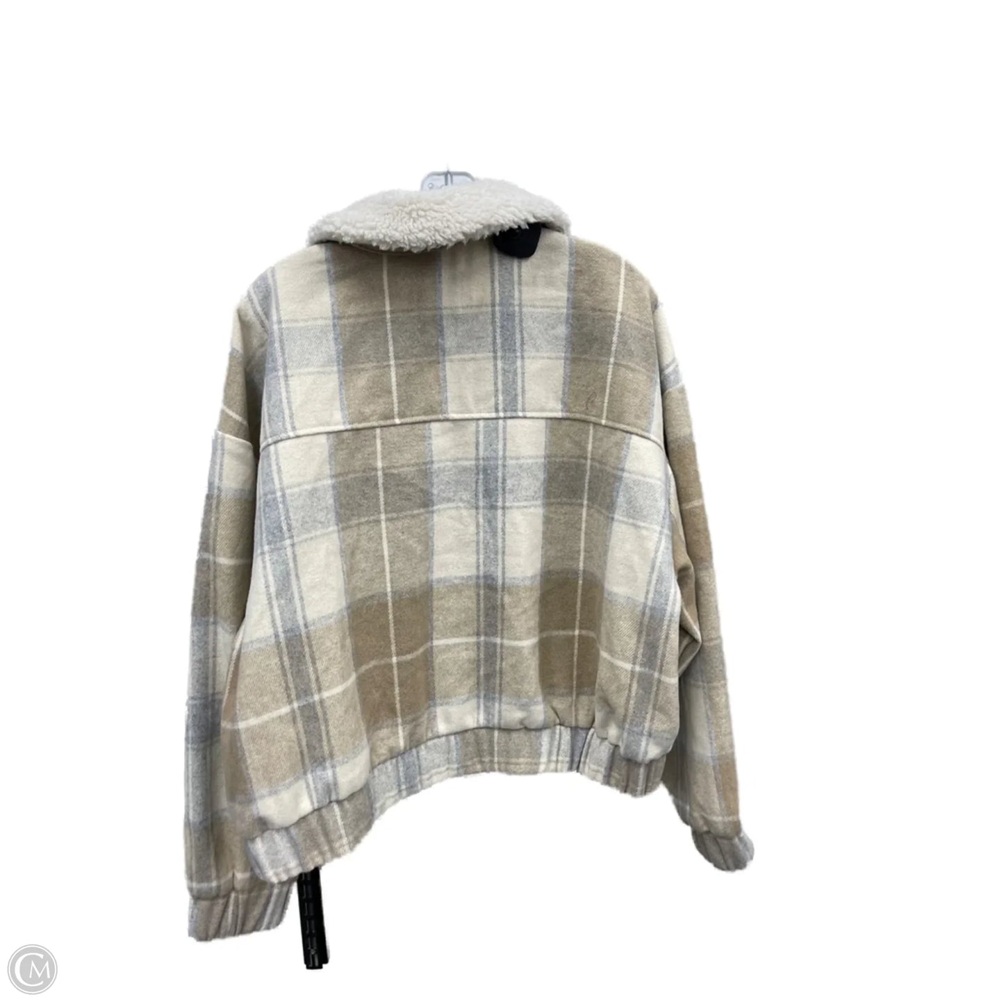 Jacket Shirt By So In Tan, Size: Xl