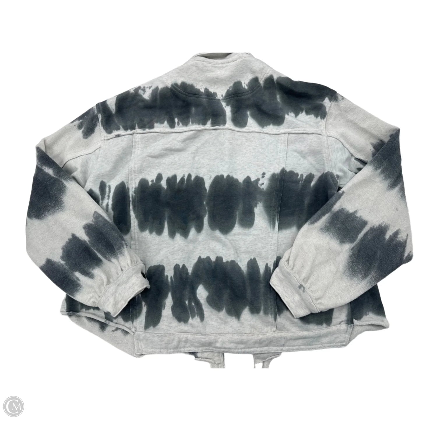 Jacket Shirt By Pol In Grey, Size: Xl