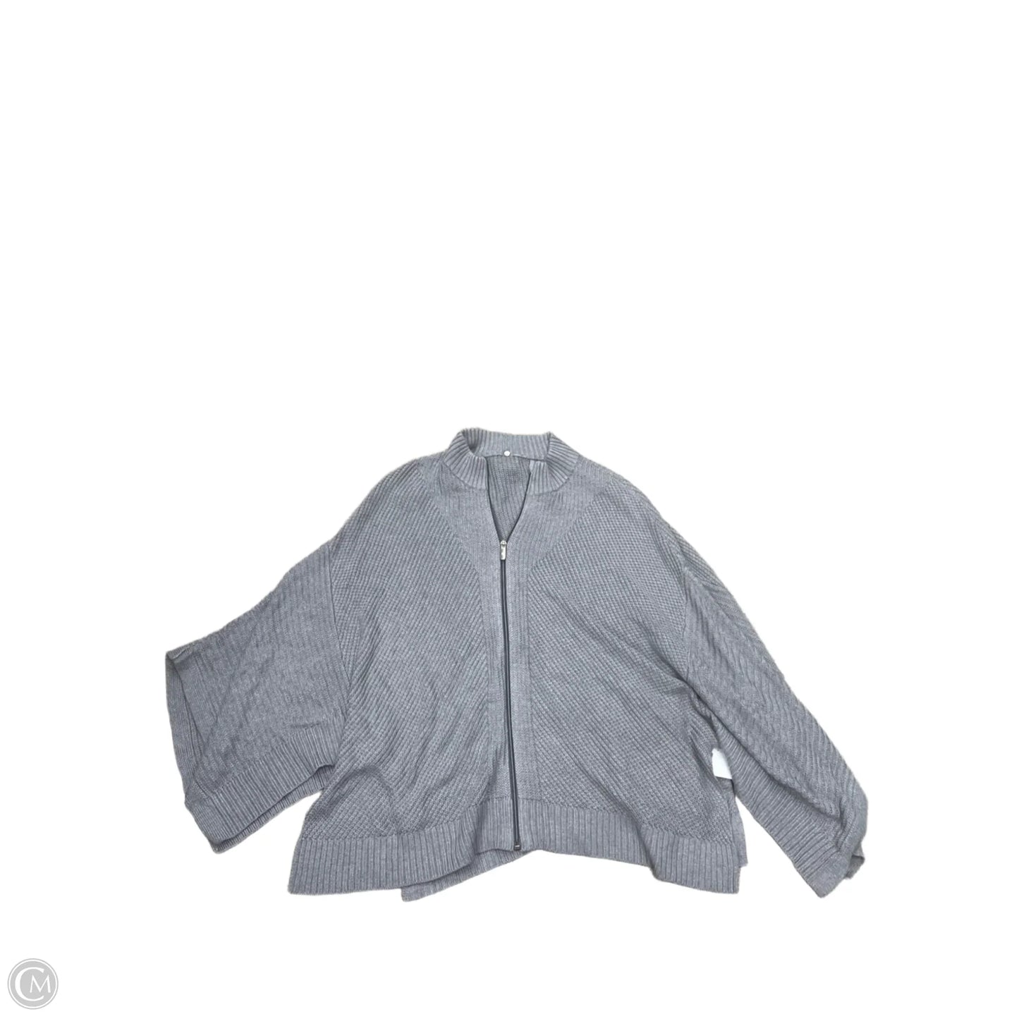 Sweater Cardigan By Lululemon In Grey, Size: M