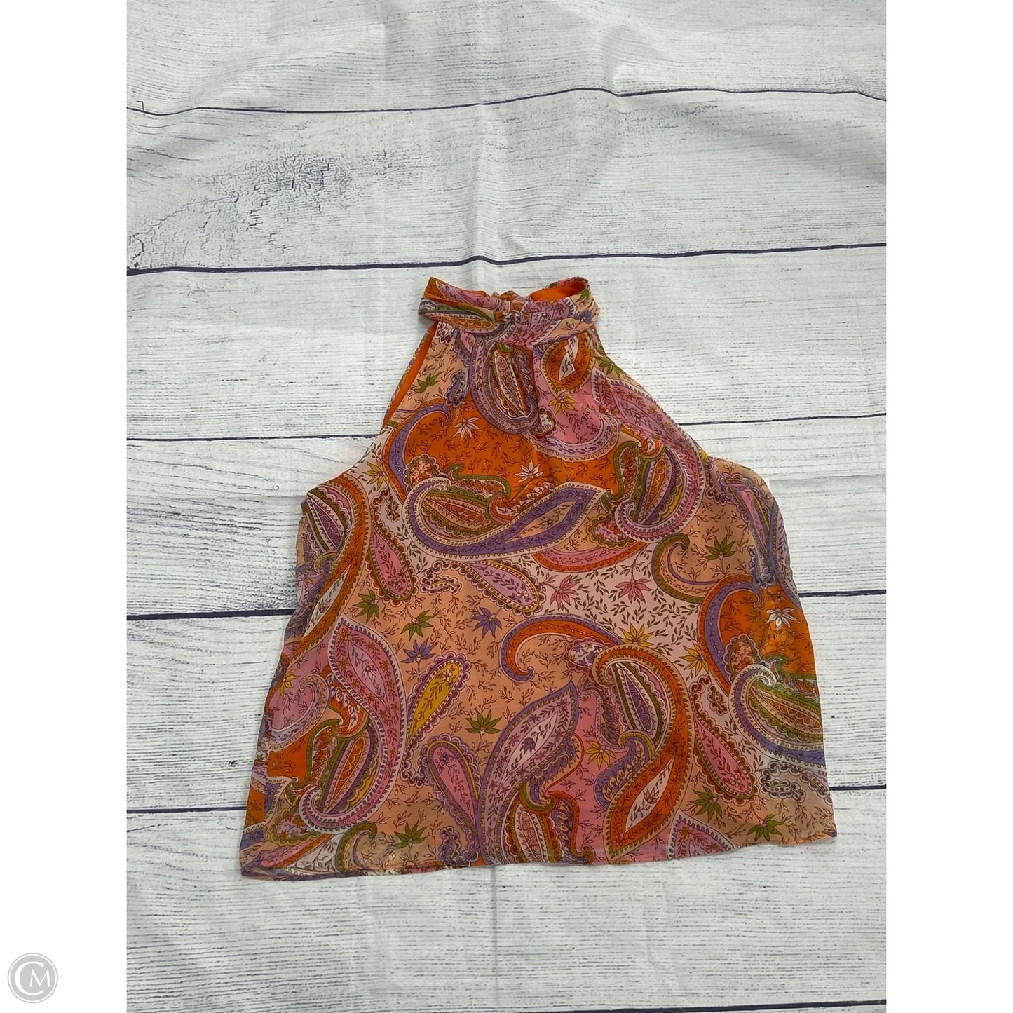 Top Sleeveless By 1.state In Orange, Size: M