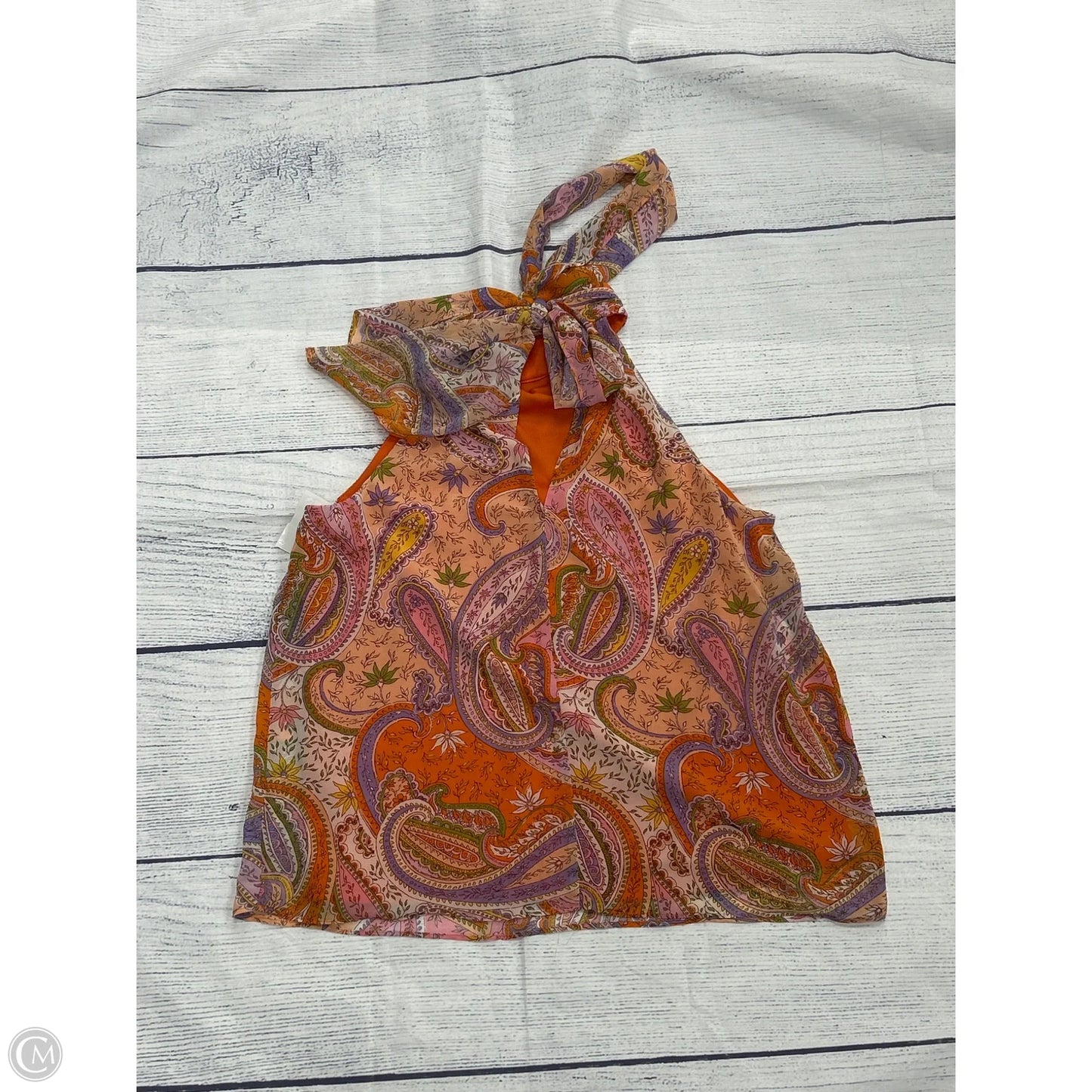Top Sleeveless By 1.state In Orange, Size: M