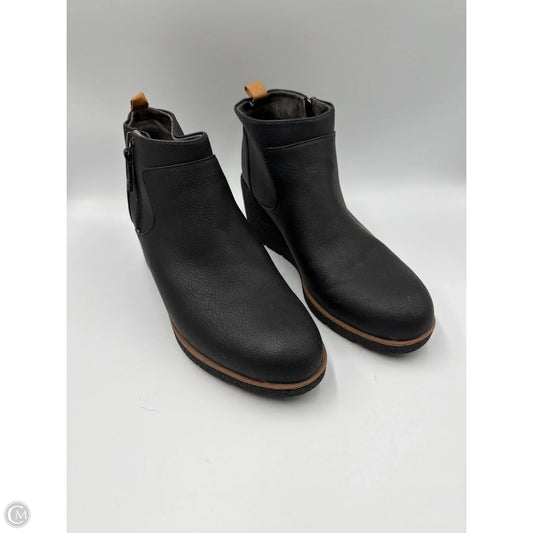 Boots Ankle Heels By Dr Scholls In Black, Size: 10