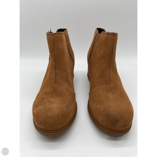 Boots Ankle Heels By Sorel In Brown, Size: 8