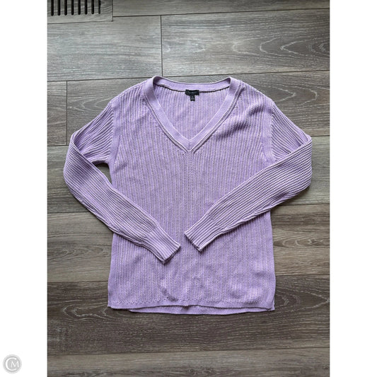 Sweater By Talbots In Purple, Size: Xs