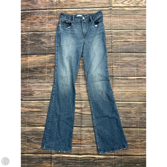 Jeans Boot Cut By Good American In Blue Denim, Size: 8