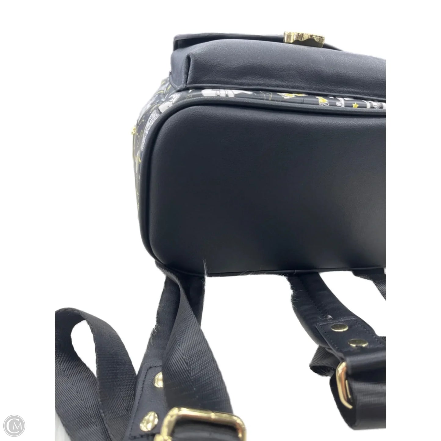 Backpack Leather By Loungefly, Size: Small