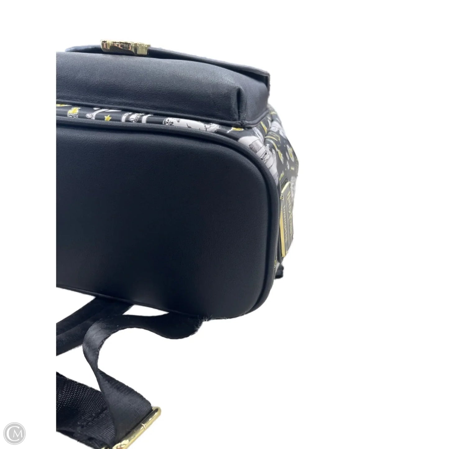 Backpack Leather By Loungefly, Size: Small