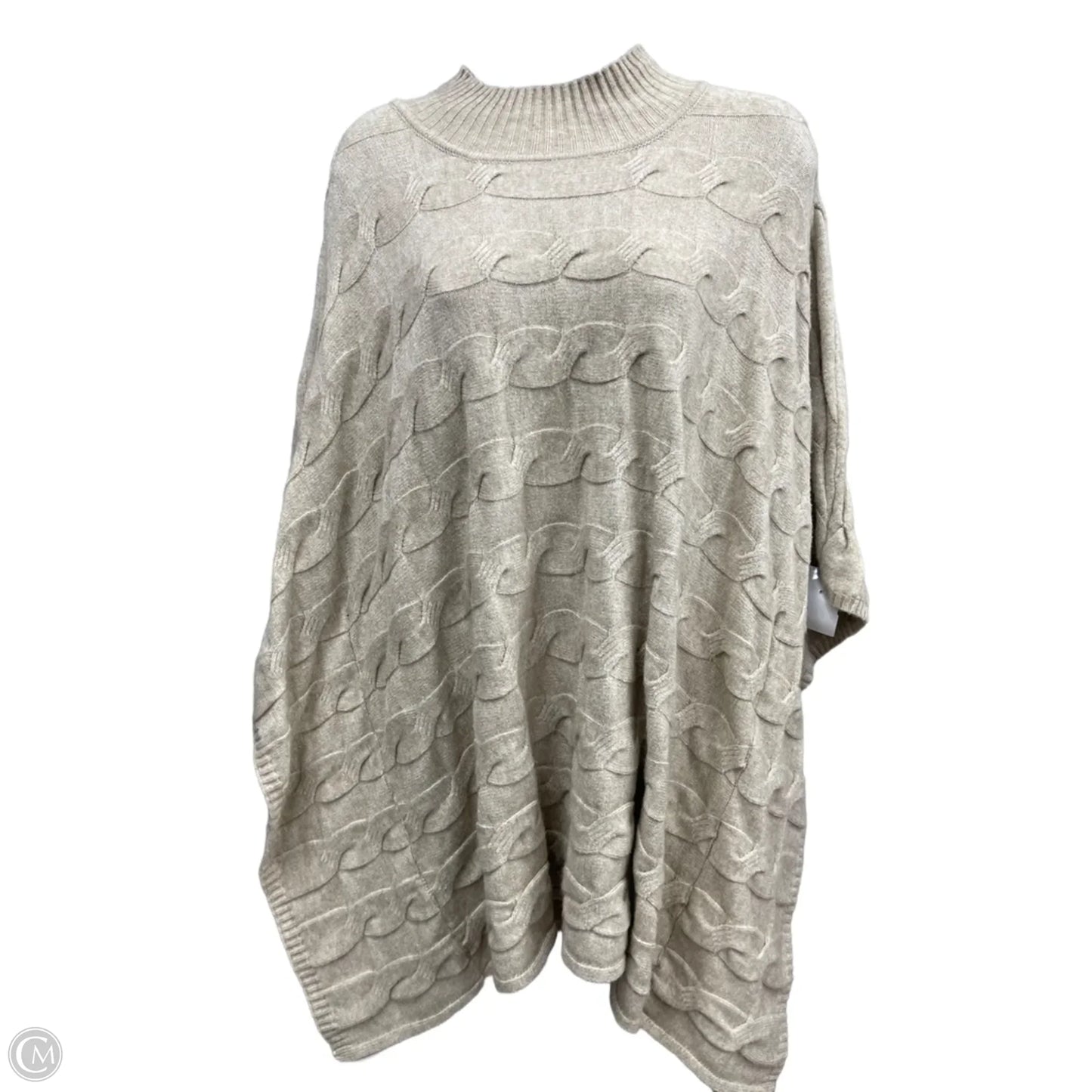 Sweater Short Sleeve By Cyrus In Tan, Size: L