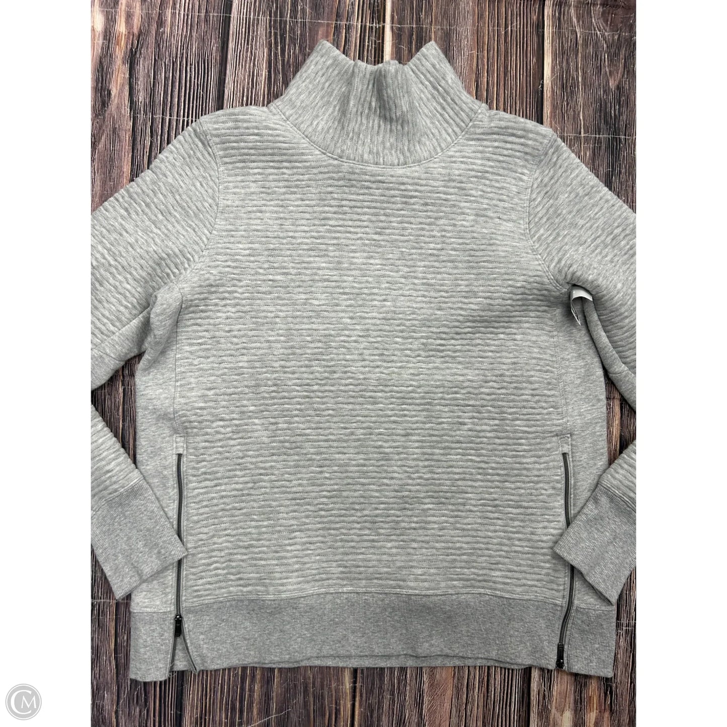 Sweatshirt Collar By All In Motion In Grey, Size: L