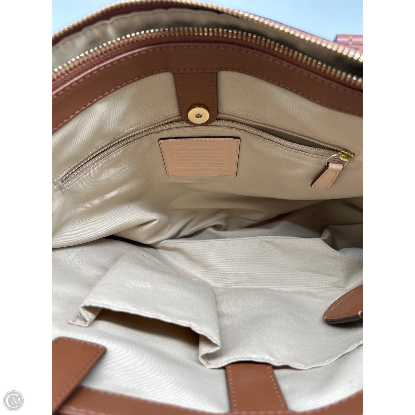 Handbag Designer By Coach, Size: Large