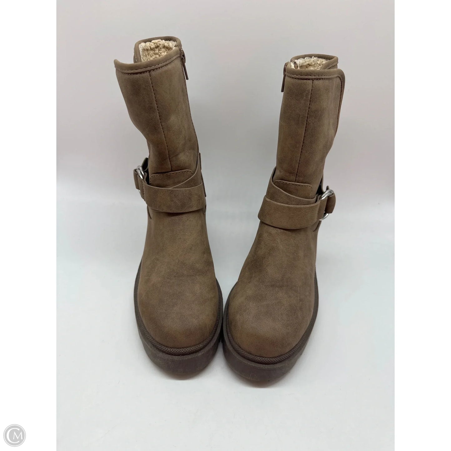 Boots Ankle Heels By Dolce Vita In Tan, Size: 8.5