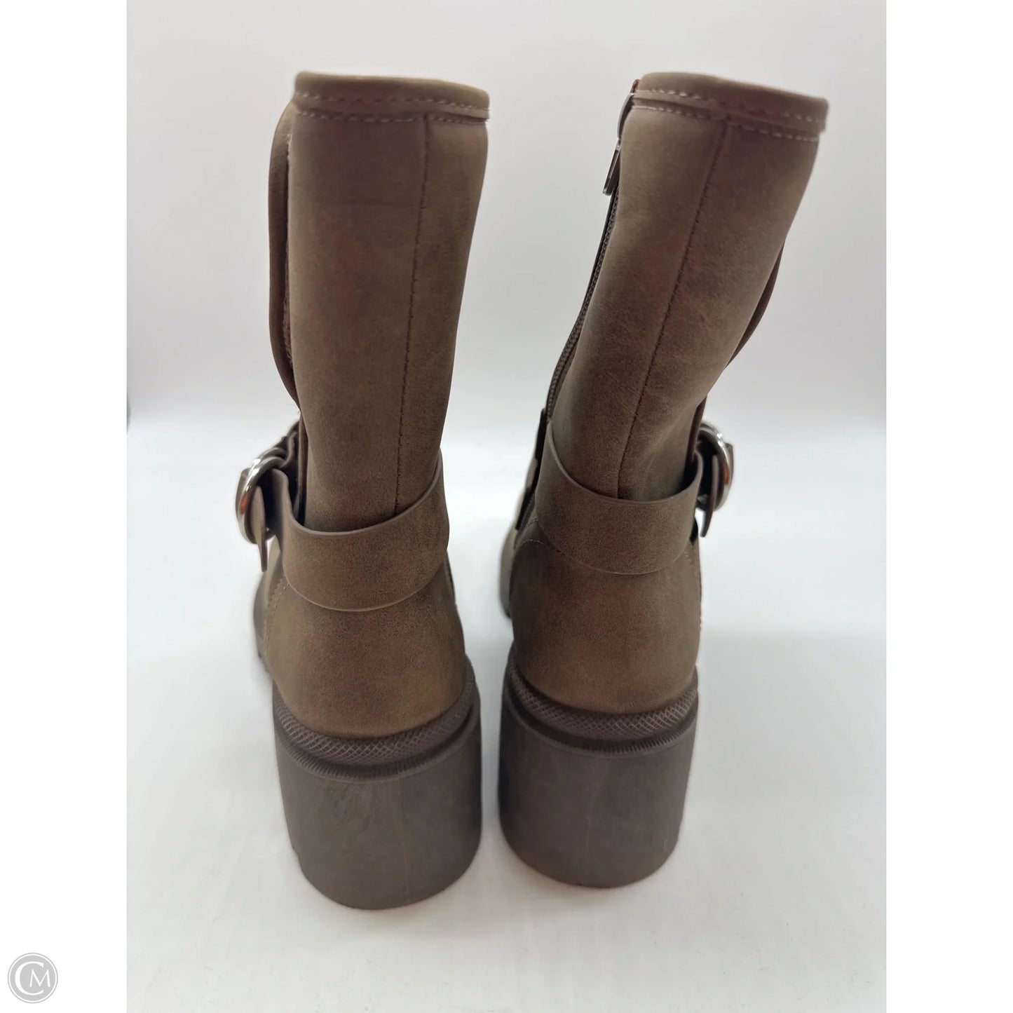 Boots Ankle Heels By Dolce Vita In Tan, Size: 8.5