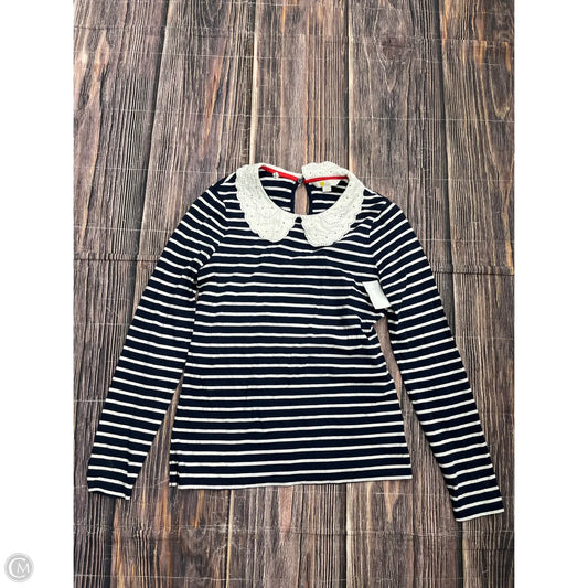 Top Long Sleeve By Boden In Blue, Size: 6