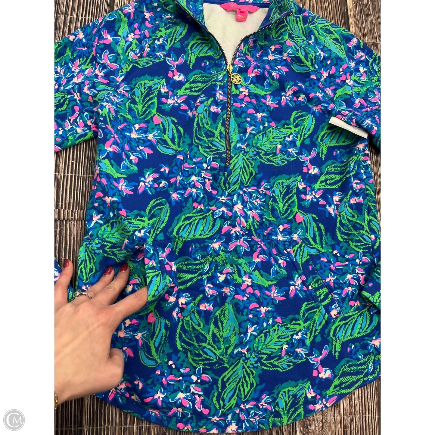 Sweatshirt Designer By Lilly Pulitzer In Blue, Size: Xs