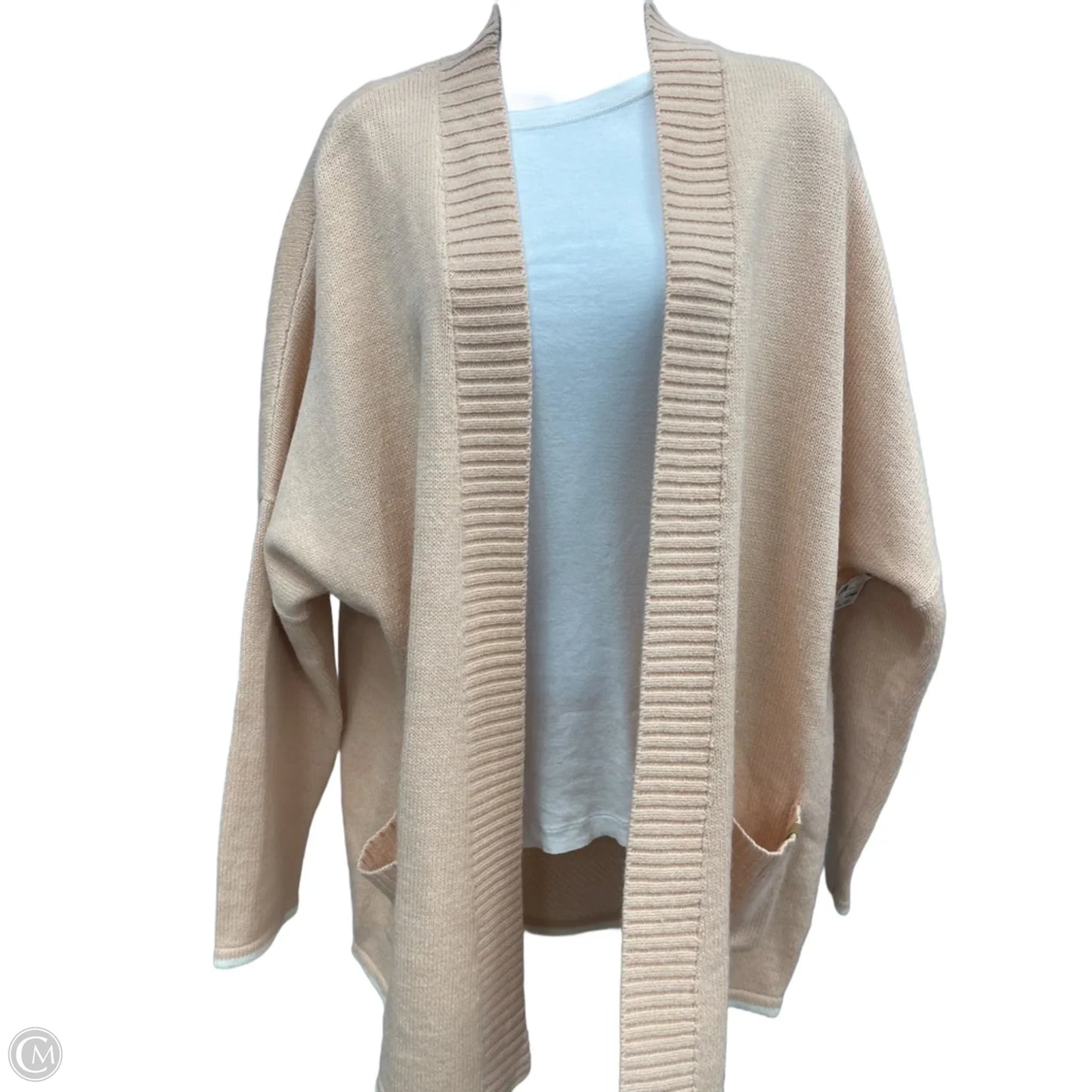 Cardigan By Clothes Mentor In Peach, Size: L