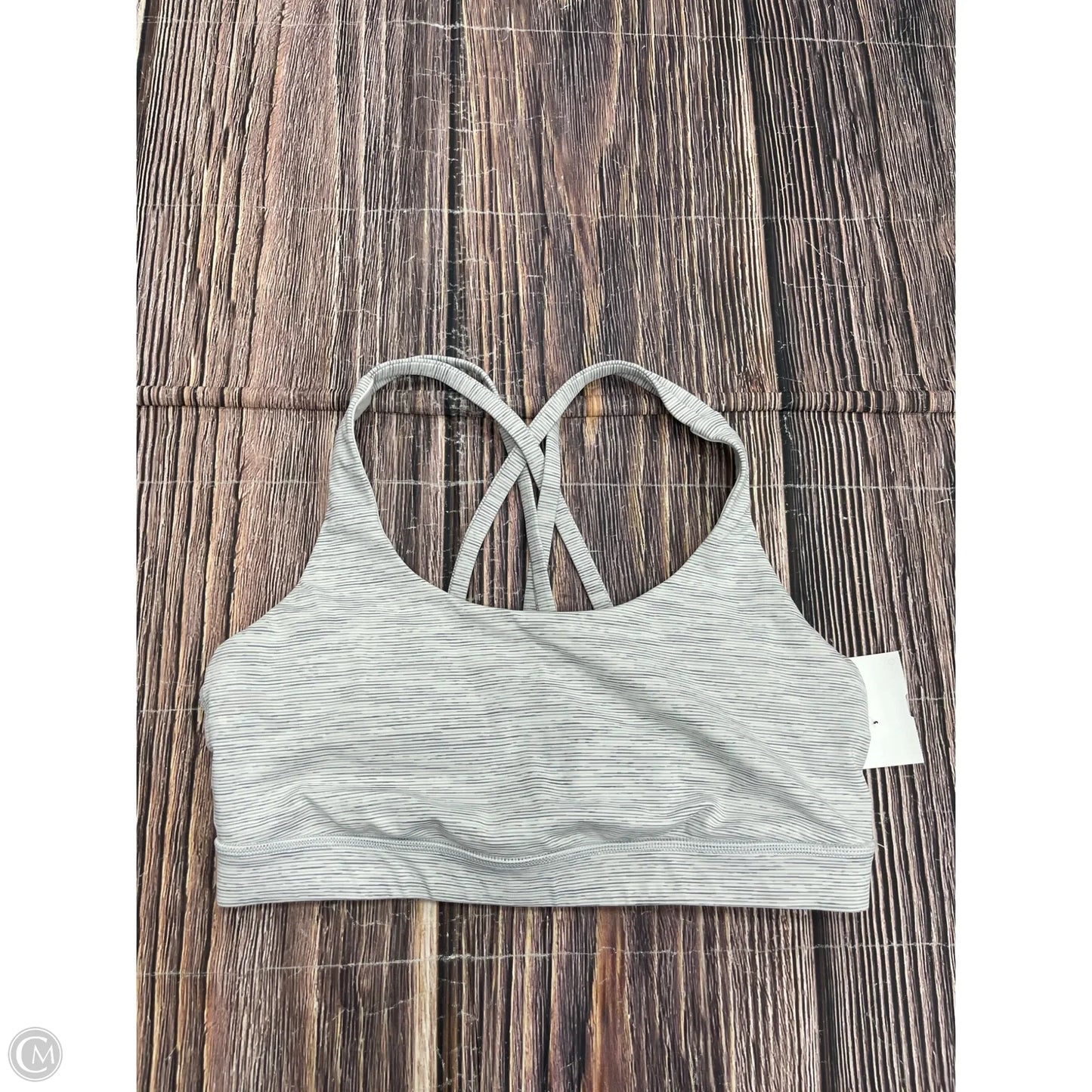 Athletic Bra By Lululemon In Grey, Size: 8