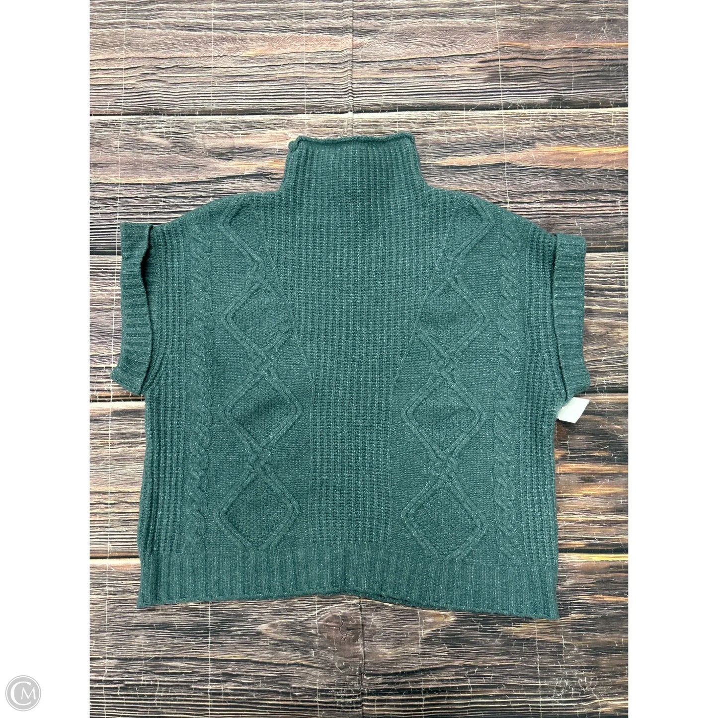 Sweater Short Sleeve By And Now This In Green, Size: M