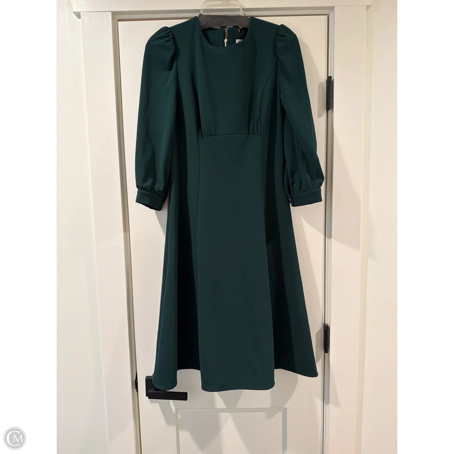 Dress Casual Midi By Calvin Klein In Green, Size: 6