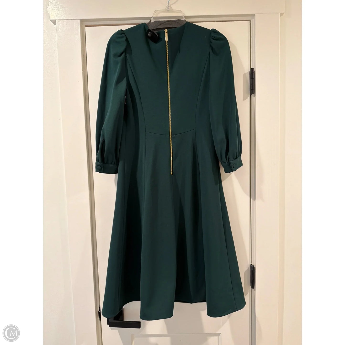 Dress Casual Midi By Calvin Klein In Green, Size: 6