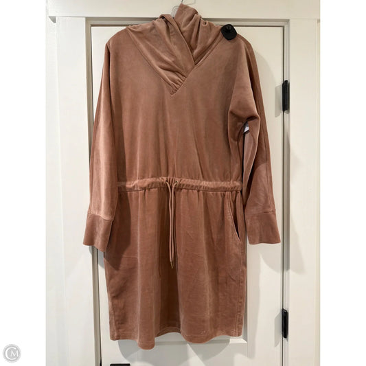 Athletic Dress By Calvin Klein In Brown, Size: L