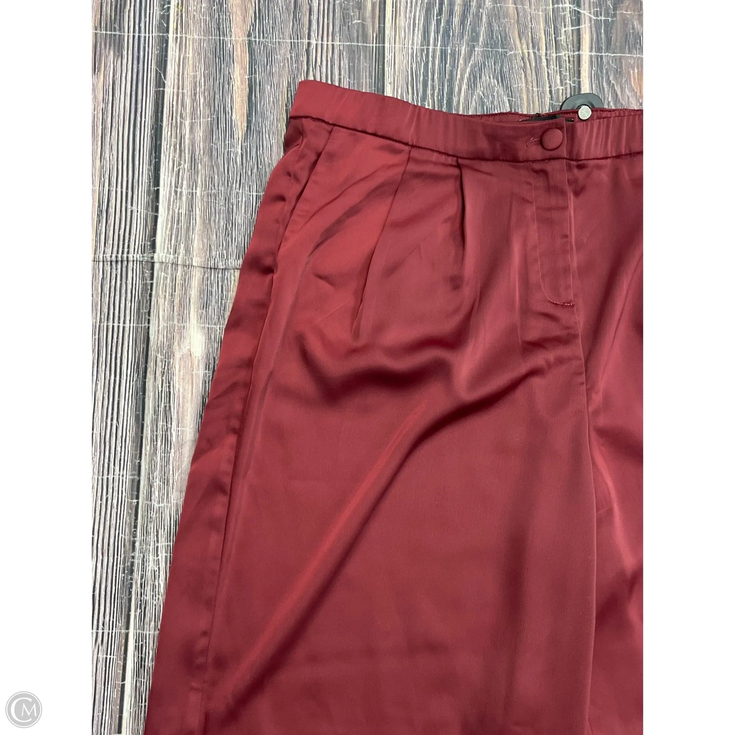 Pants Wide Leg By Clothes Mentor In Red, Size: 18