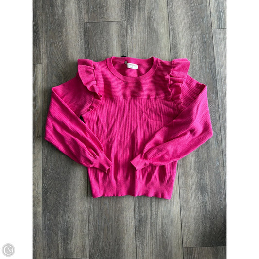 Sweater By Zenana In Pink, Size: L