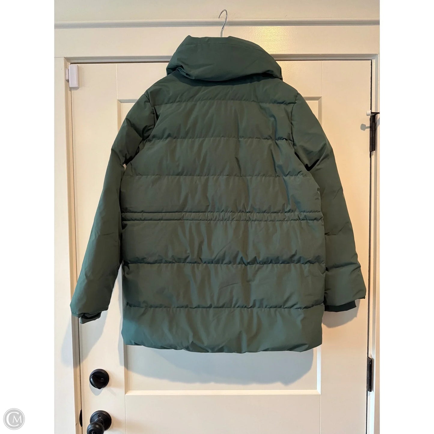 Coat Puffer & Quilted By Lands End In Green, Size: L