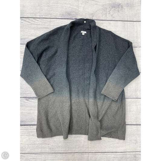 Cardigan By Pure Jill In Blue, Size: 2x