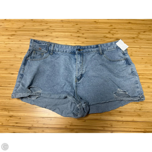 Shorts By Clothes Mentor In Blue Denim, Size: 20