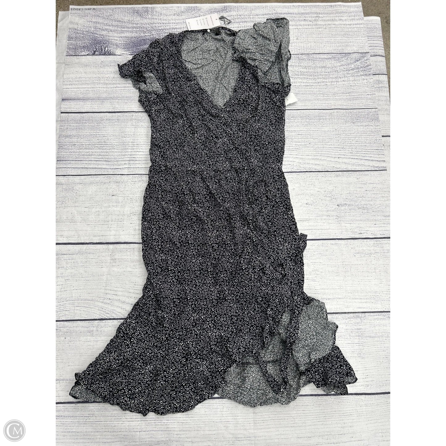 Dress Casual Midi By Zesica In Black, Size: 1x