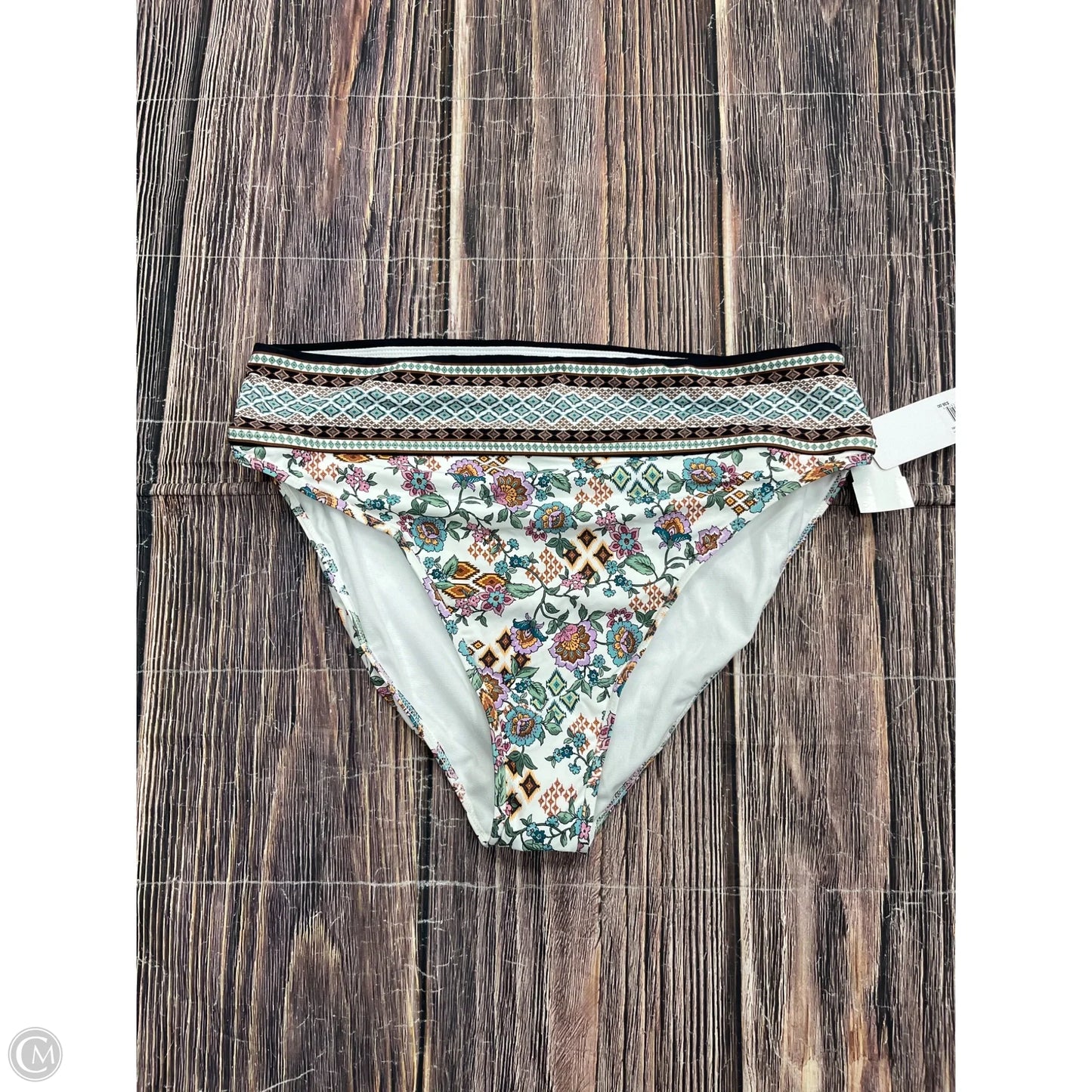 Swimsuit Bottom By Clothes Mentor In White, Size: Xl