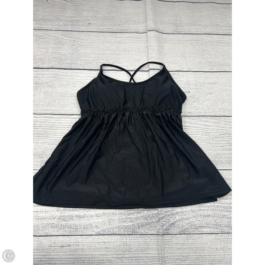 Swimsuit Top By Clothes Mentor In Black, Size: Xl