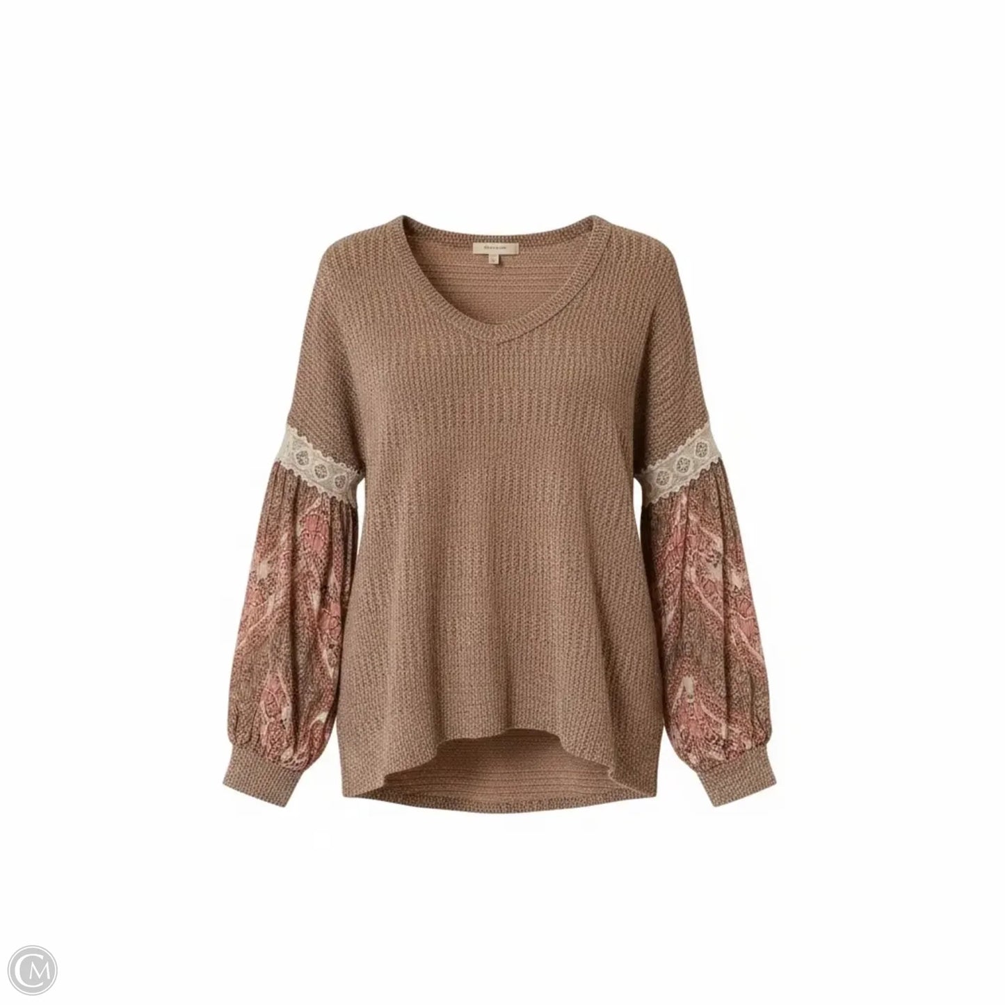 Top Long Sleeve By Hummingbird In Pink, Size: S