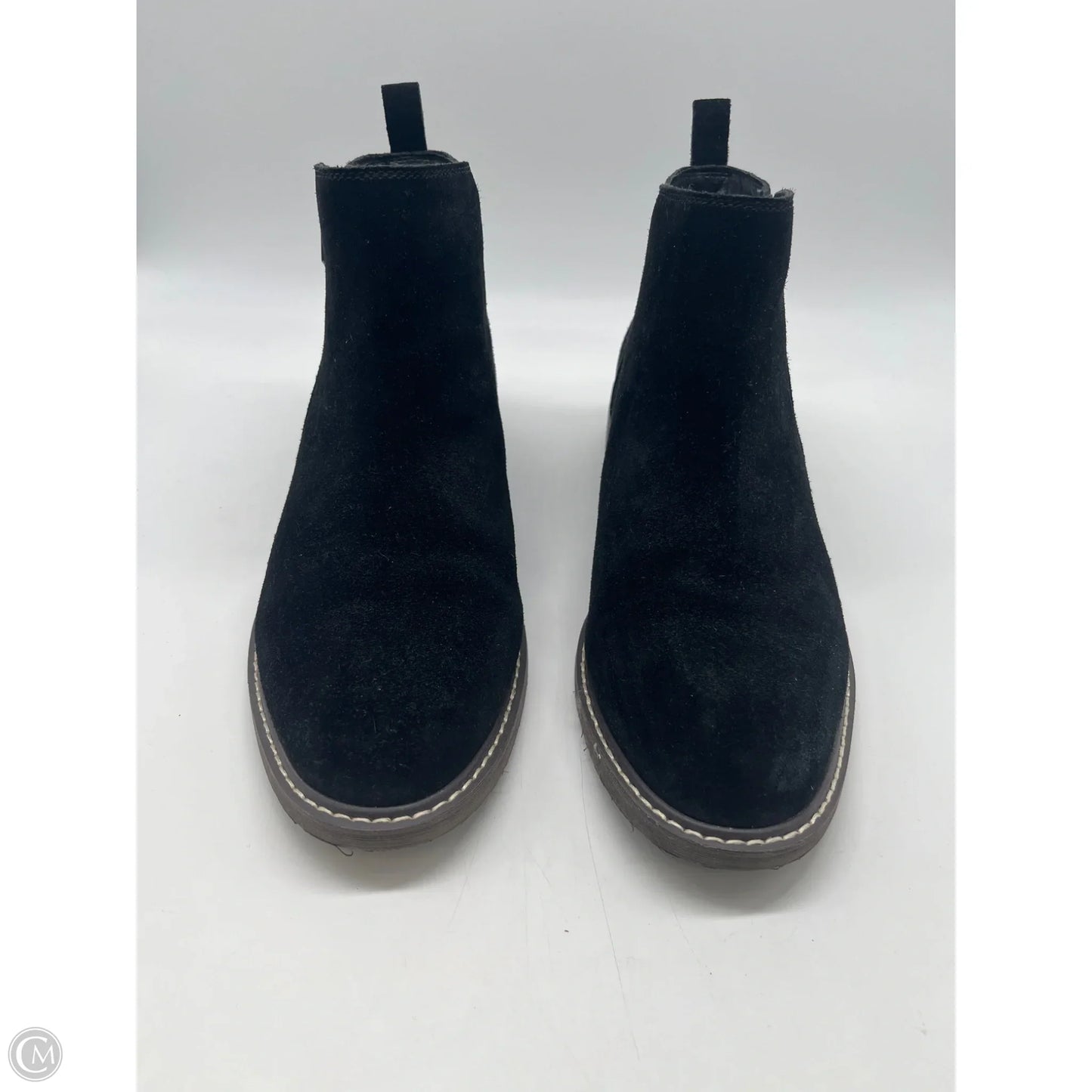 Boots Ankle Heels By Crown Vintage In Black, Size: 10