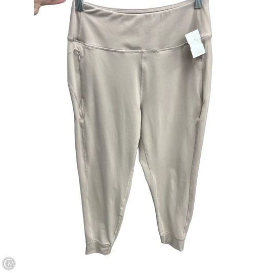 Athletic Pants By 90 Degrees By Reflex In Taupe, Size: S