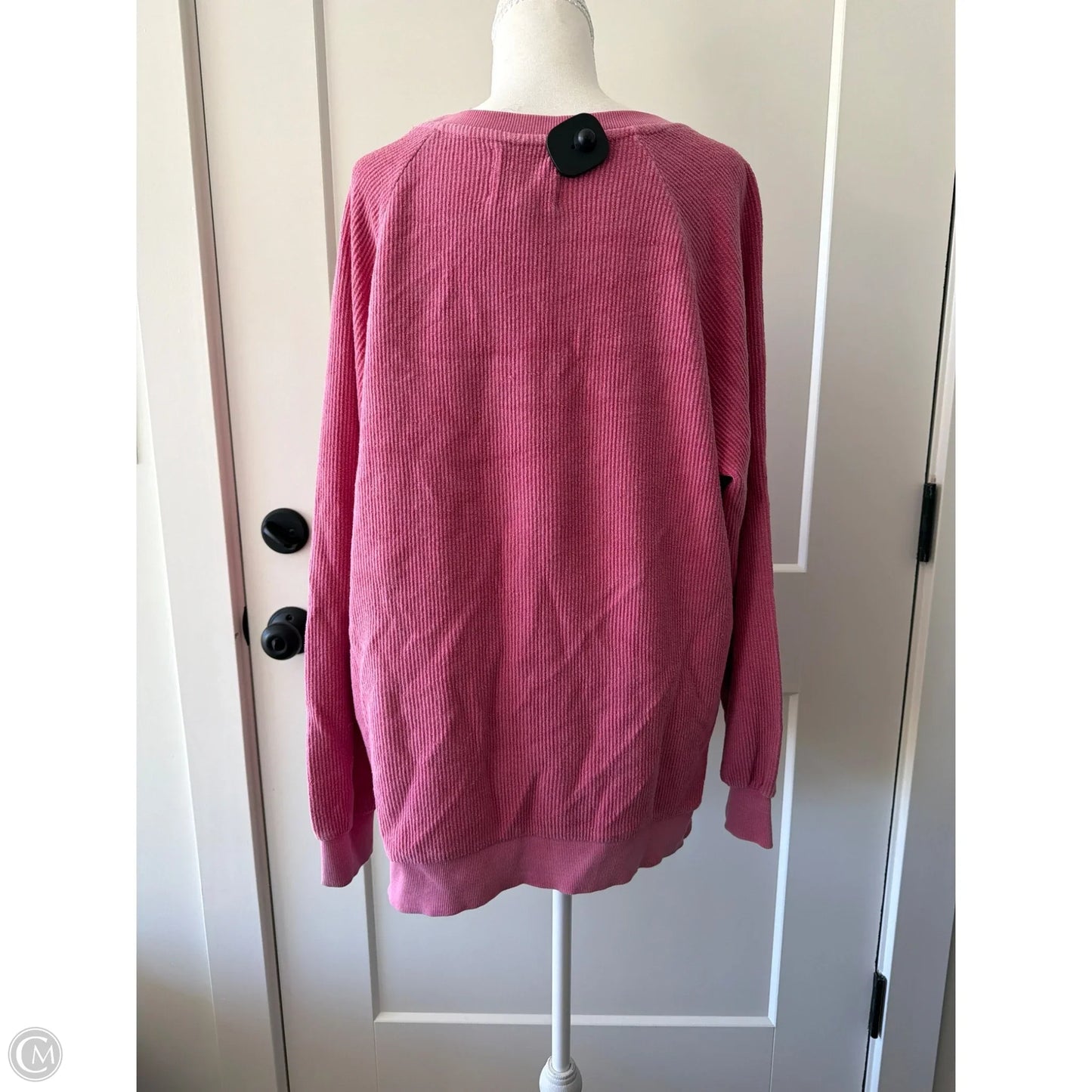 Top Long Sleeve By Thread And Supply In Pink, Size: S