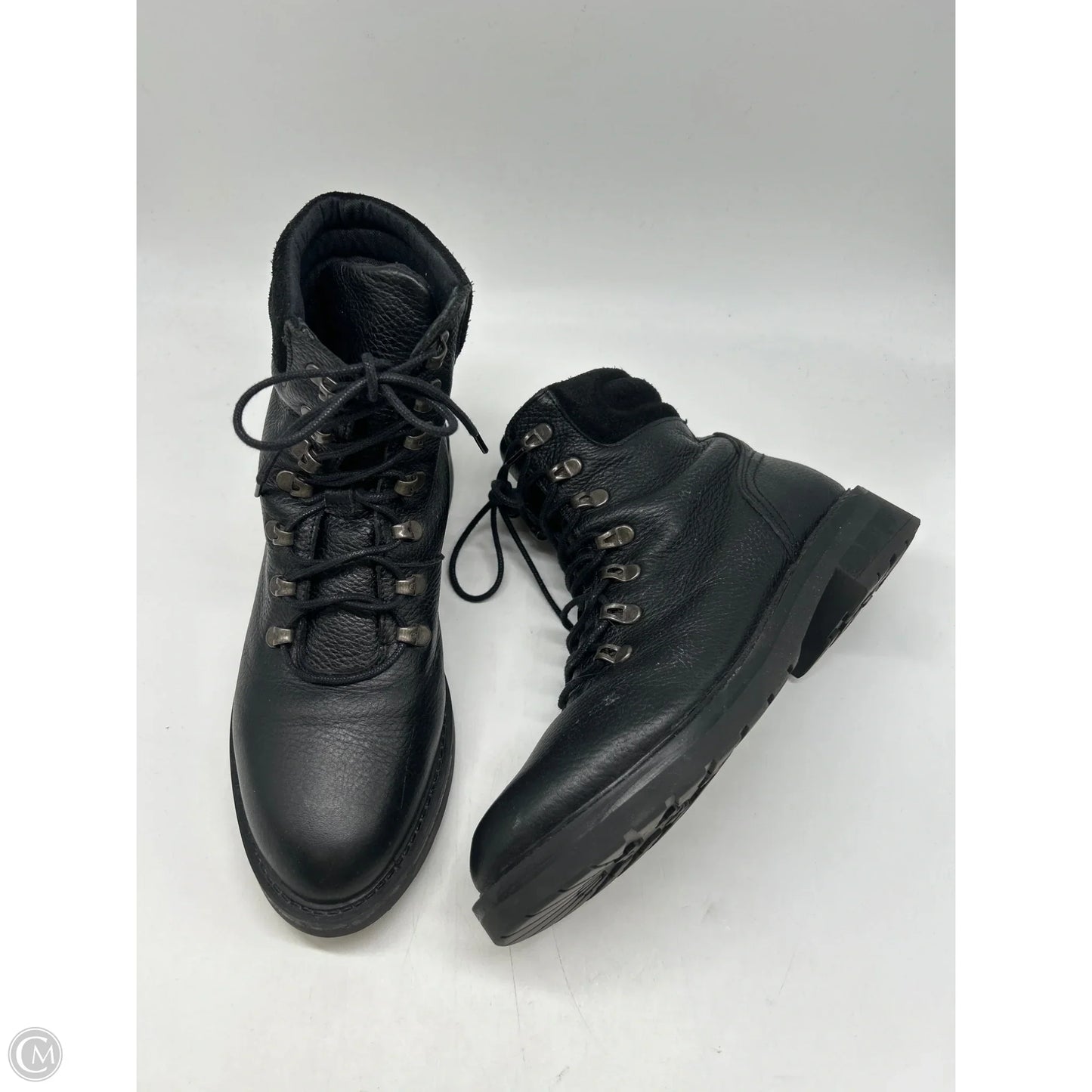 Boots Ankle Flats By Fatface In Black, Size: 10