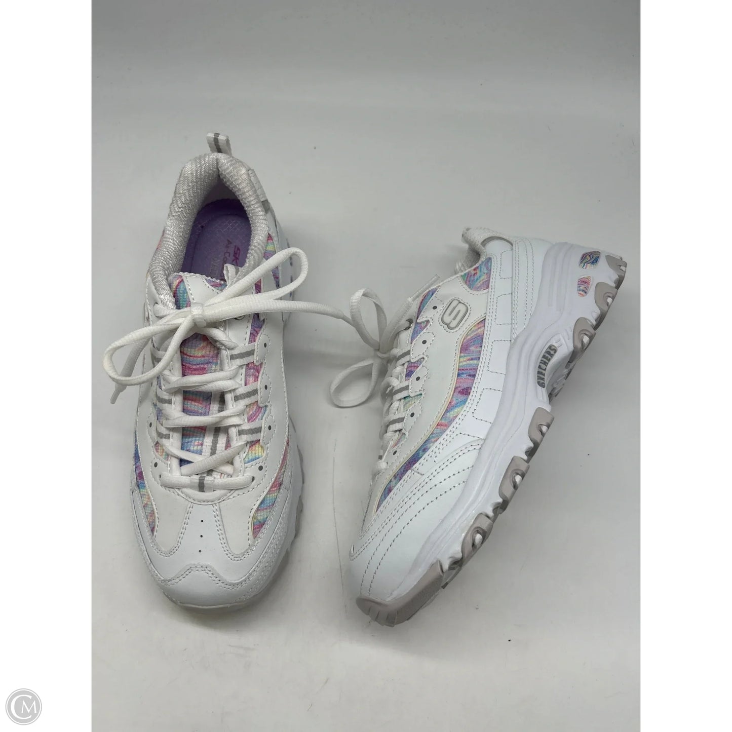 Shoes Athletic By Skechers In White, Size: 8.5